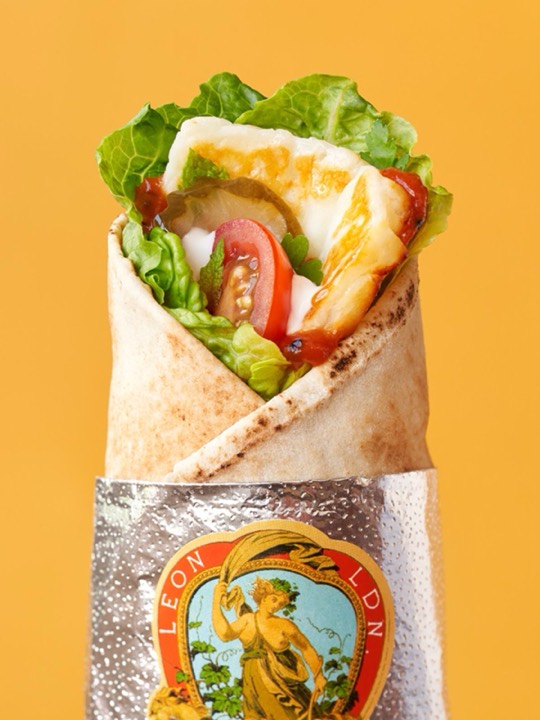 Grilled Halloumi Wrap